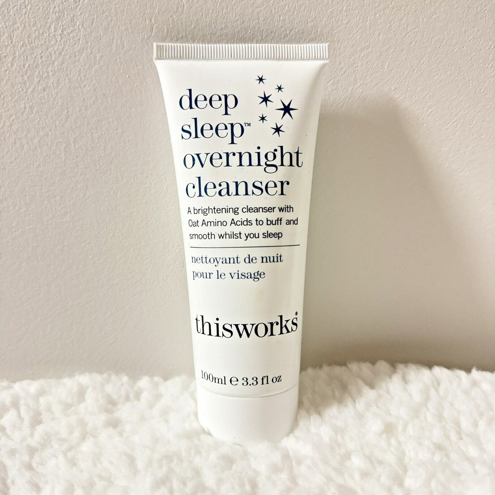 This Works Deep Sleep Overnight Cleanser 100ml 3.3oz New Sealed Vegan Face - Picture 2 of 10
